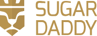sugar daddy logo image with lion head