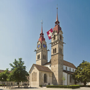 stadt winterhur schweiz kathedrale