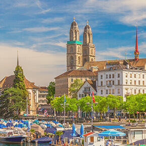 city of zurich panorama